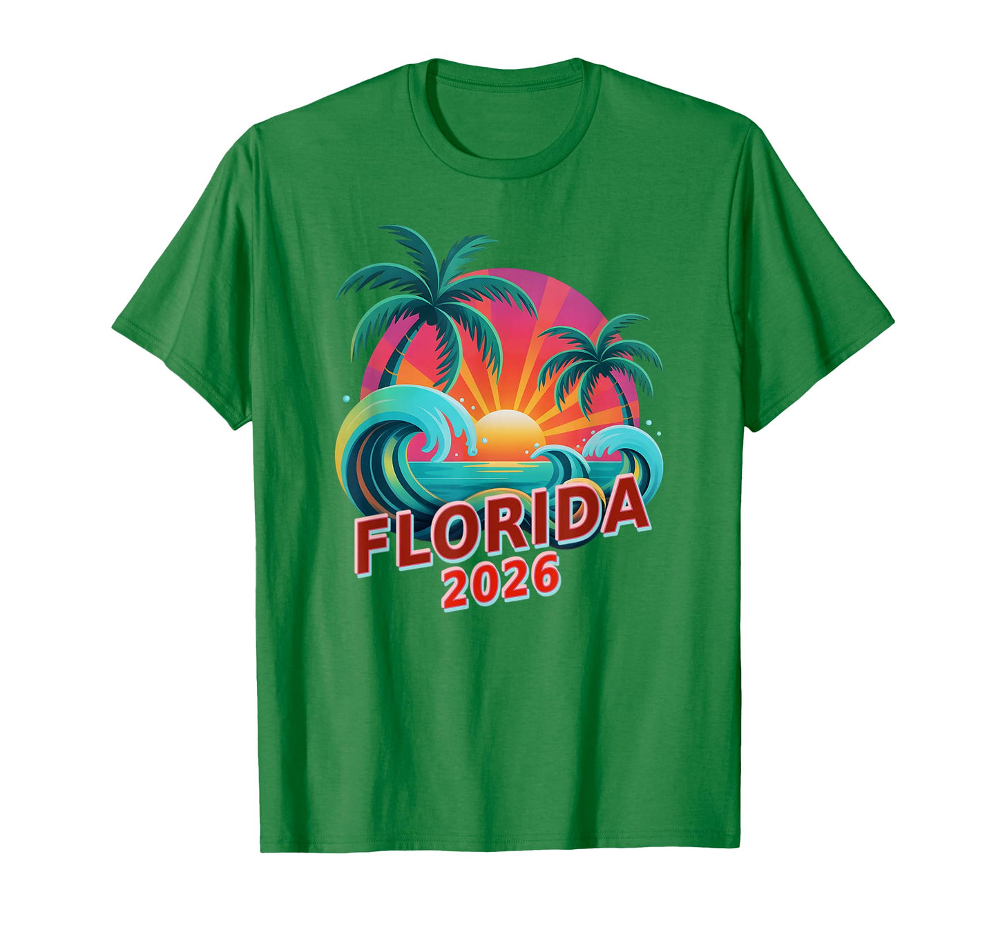 Family Florida 2026 Sisters Trip Travel Vacation All Girls T-Shirt - T-Shirt | Irish Green