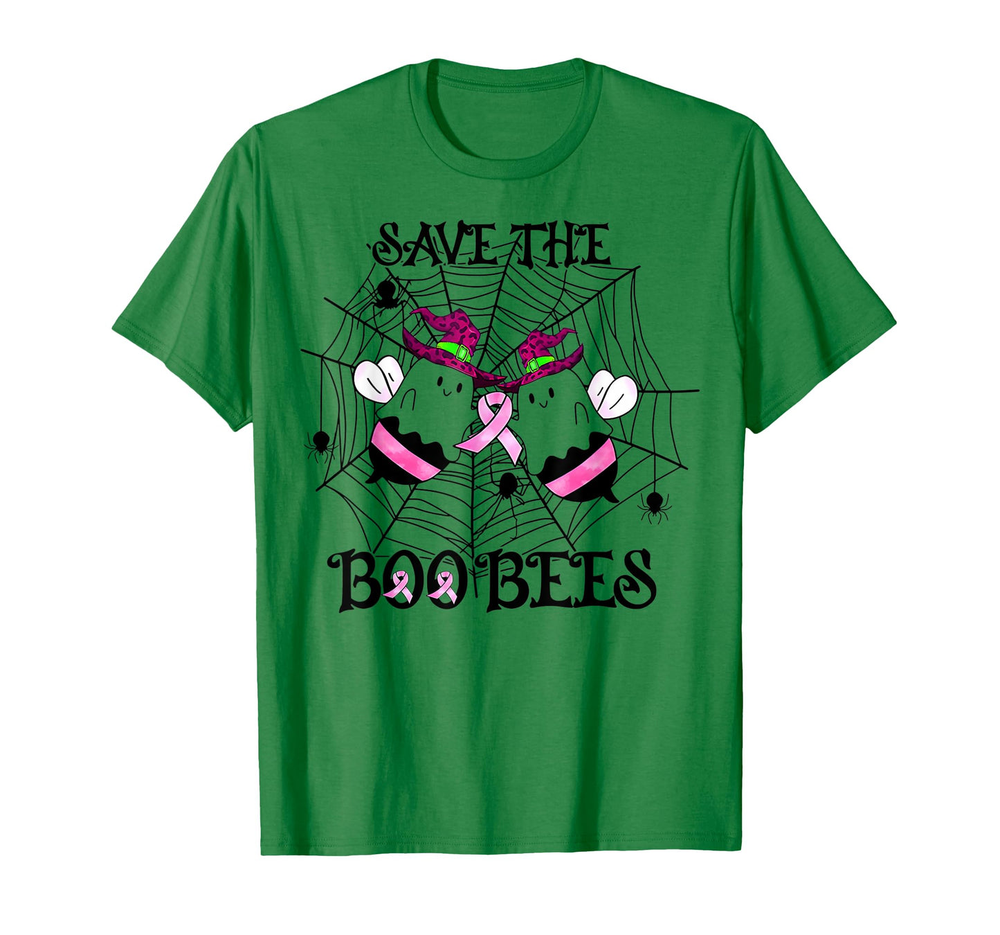 Save The Boo Bees Breast Cancer Awareness Halloween T-Shirt
