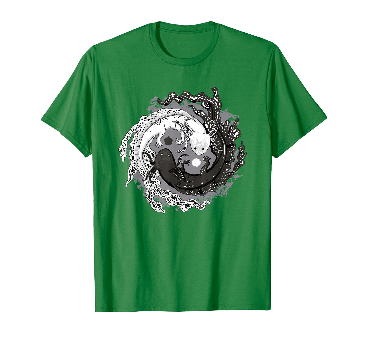 Azolotl Yin Yang Balance Axolotl T-Shirt