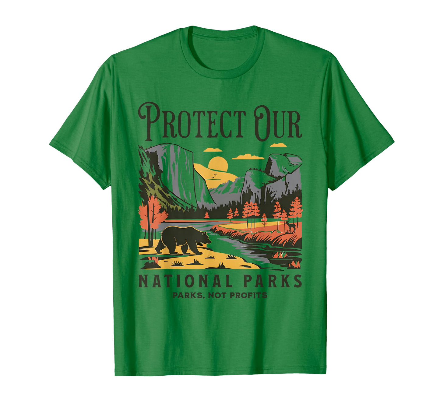 Protect Our National Parks Defund Doge Parks Not Profits T-Shirt