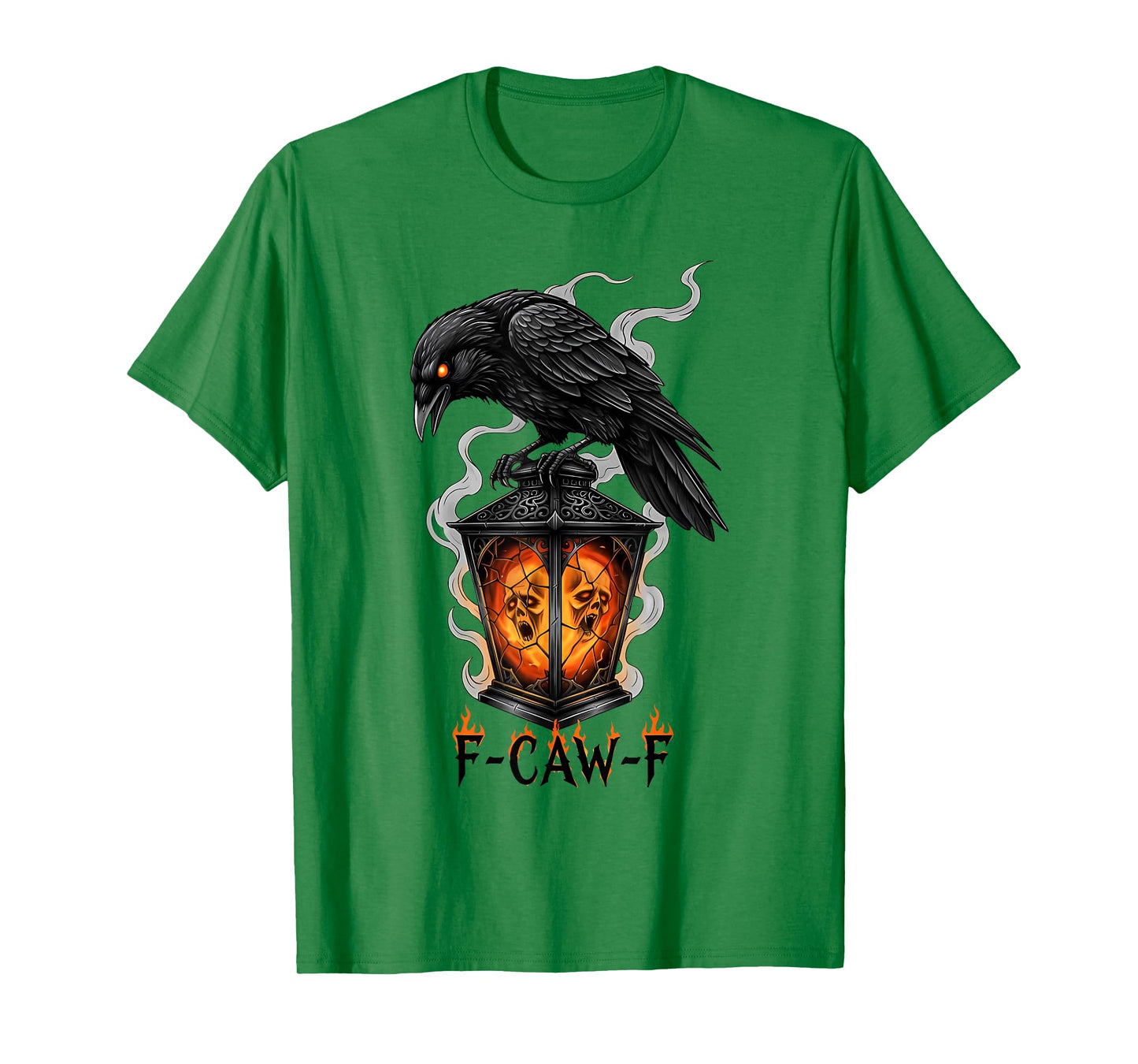 Halloween F Caw F Black Bird F-Caw-F Crow Women Men T-Shirt