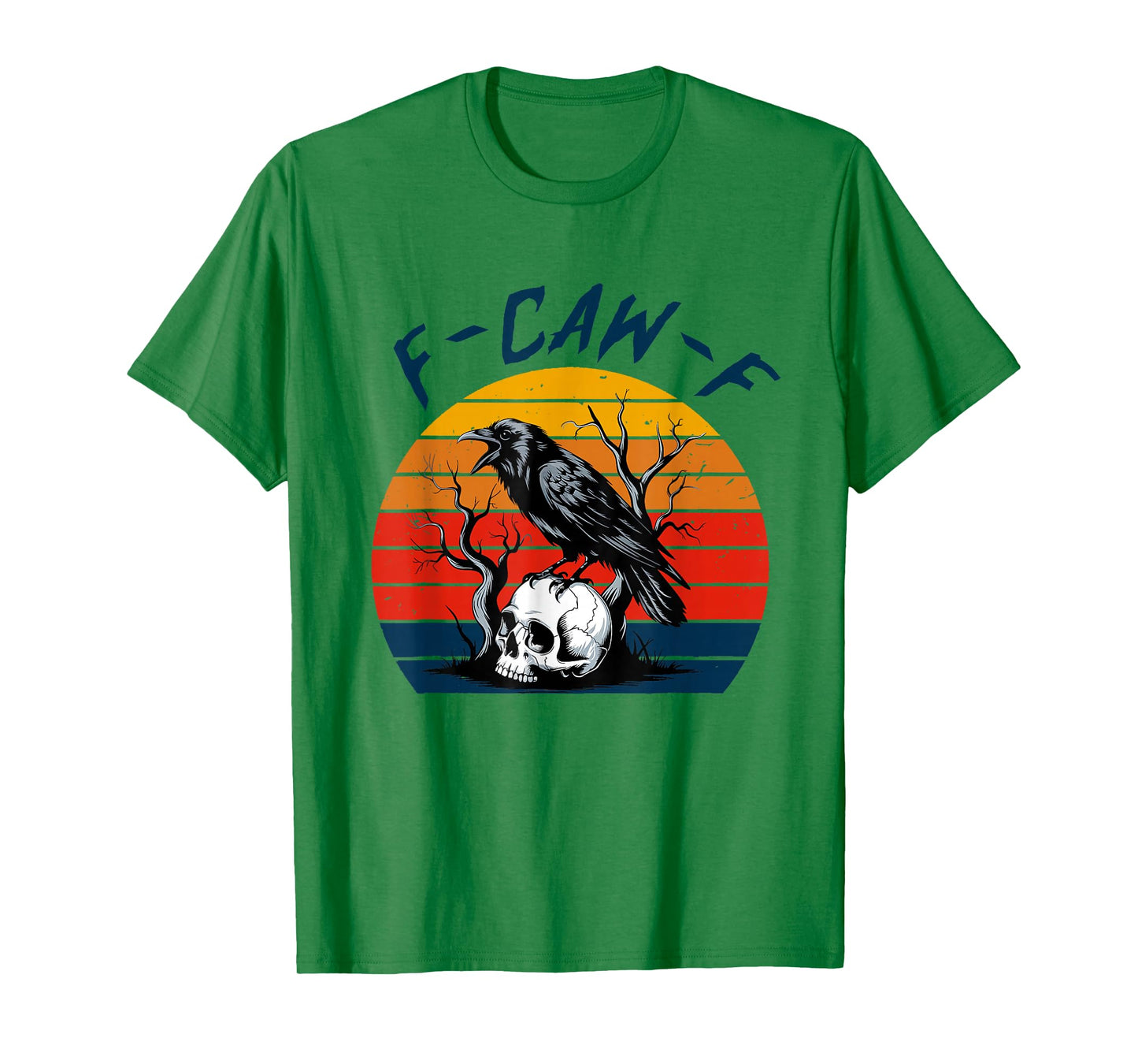 Black Crow, F-Caw-F Funny Black Bird Vintage T-Shirt