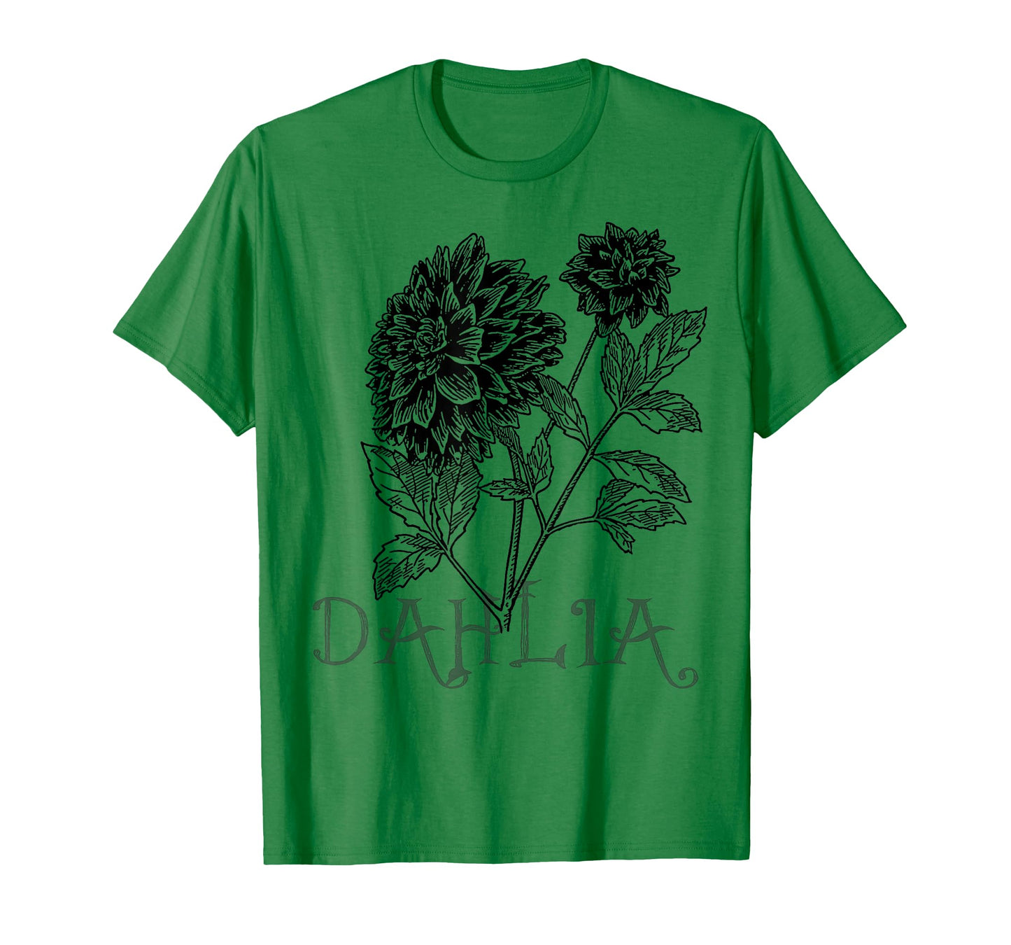 Dahlia Flower Garden Art T-shirt Men Women Kids Boys Girls T-Shirt