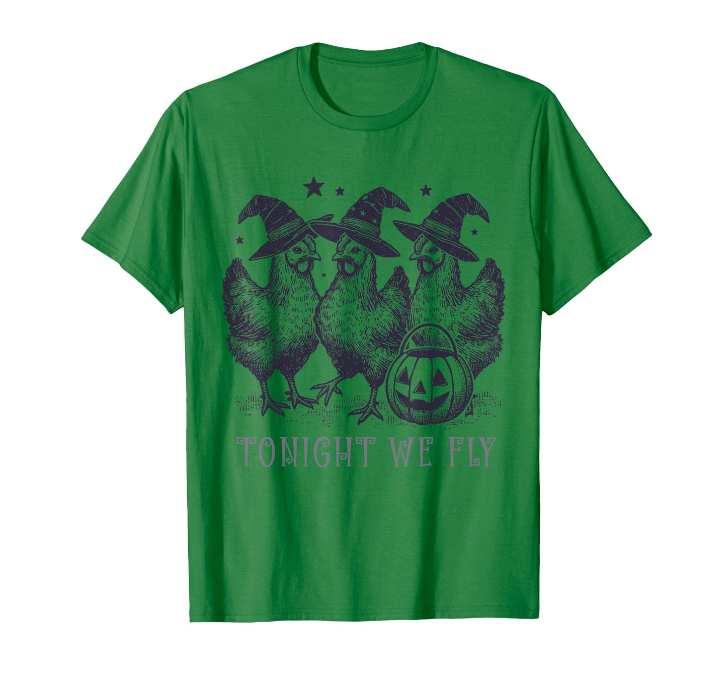 Tonight We Fly Funny Chicken Halloween Costume Spooky Season T-Shirt
