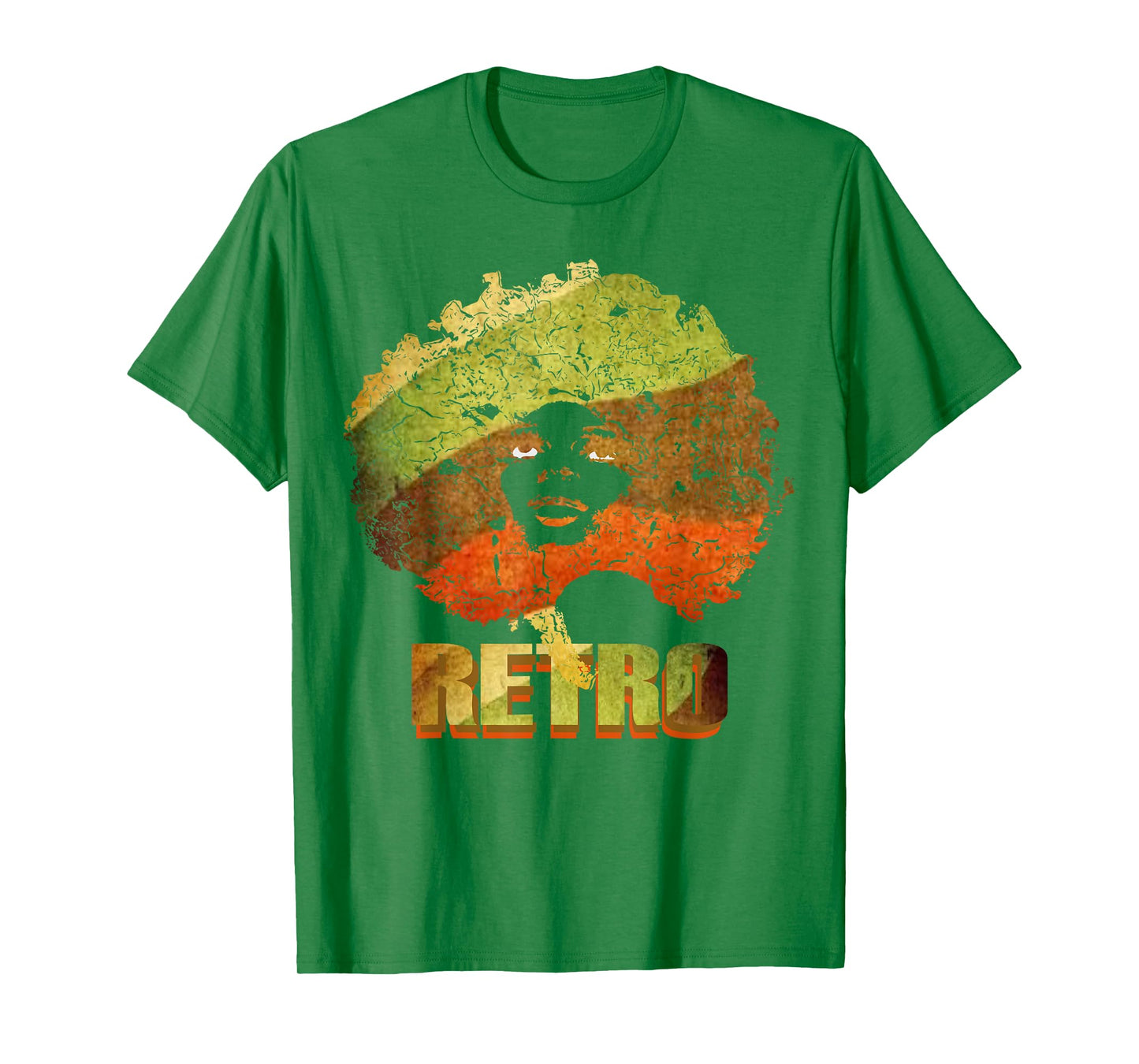 Trendy 80's Afro Soul 70's Retro Vintage TShirt Afro Woman T-Shirt