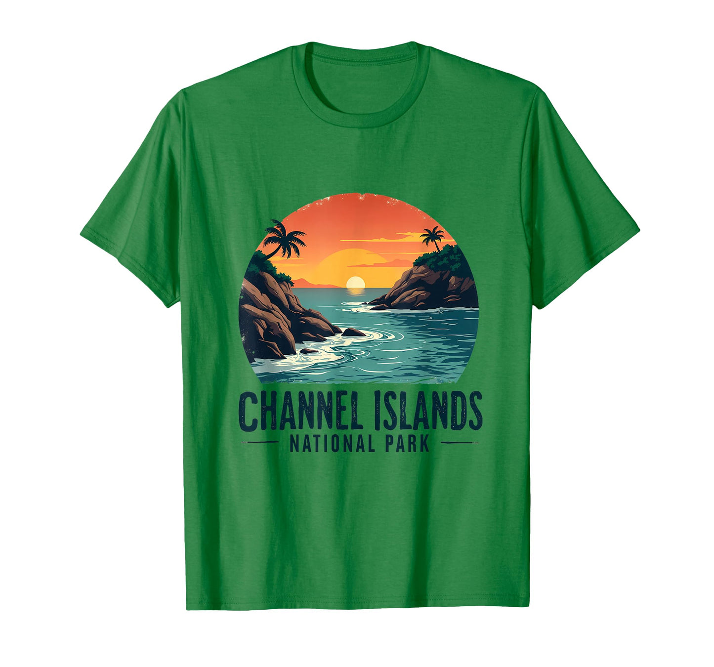 Channel Islands National Park Sunset Coastal View T-Shirt