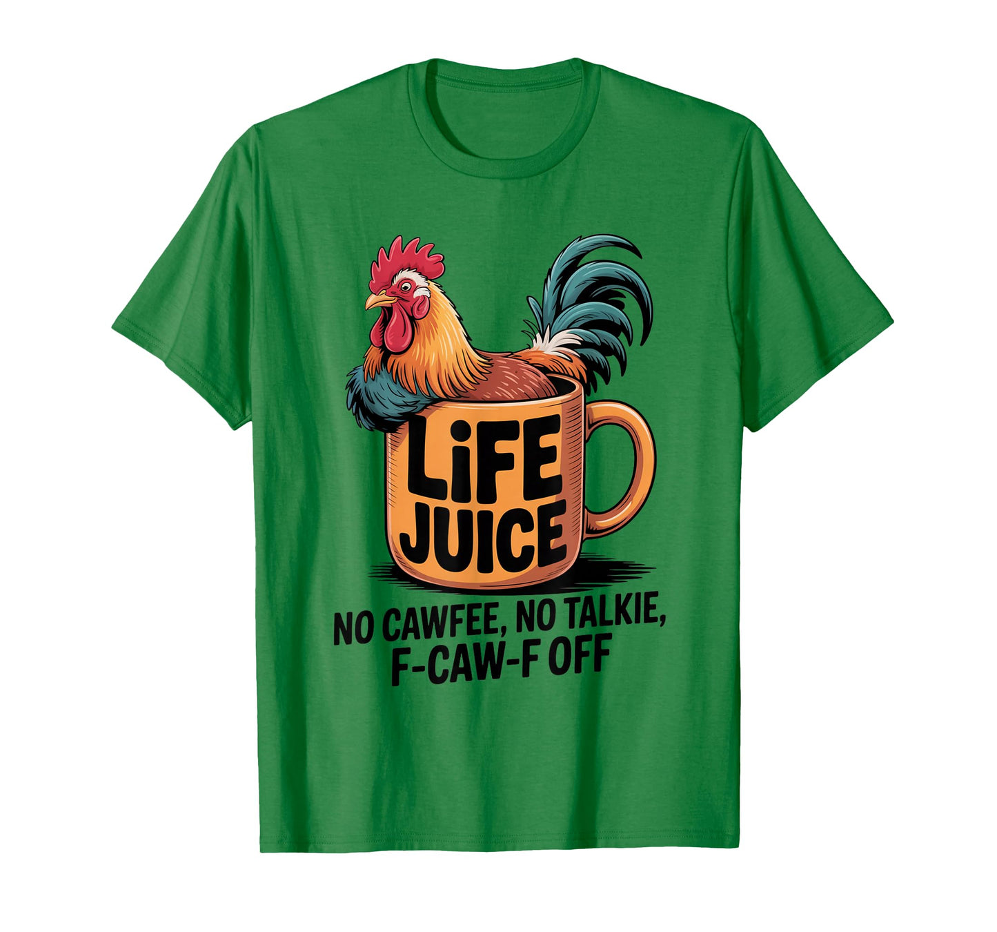 Funny Coffee Lover F-CAW-F Cawfee T-Shirt