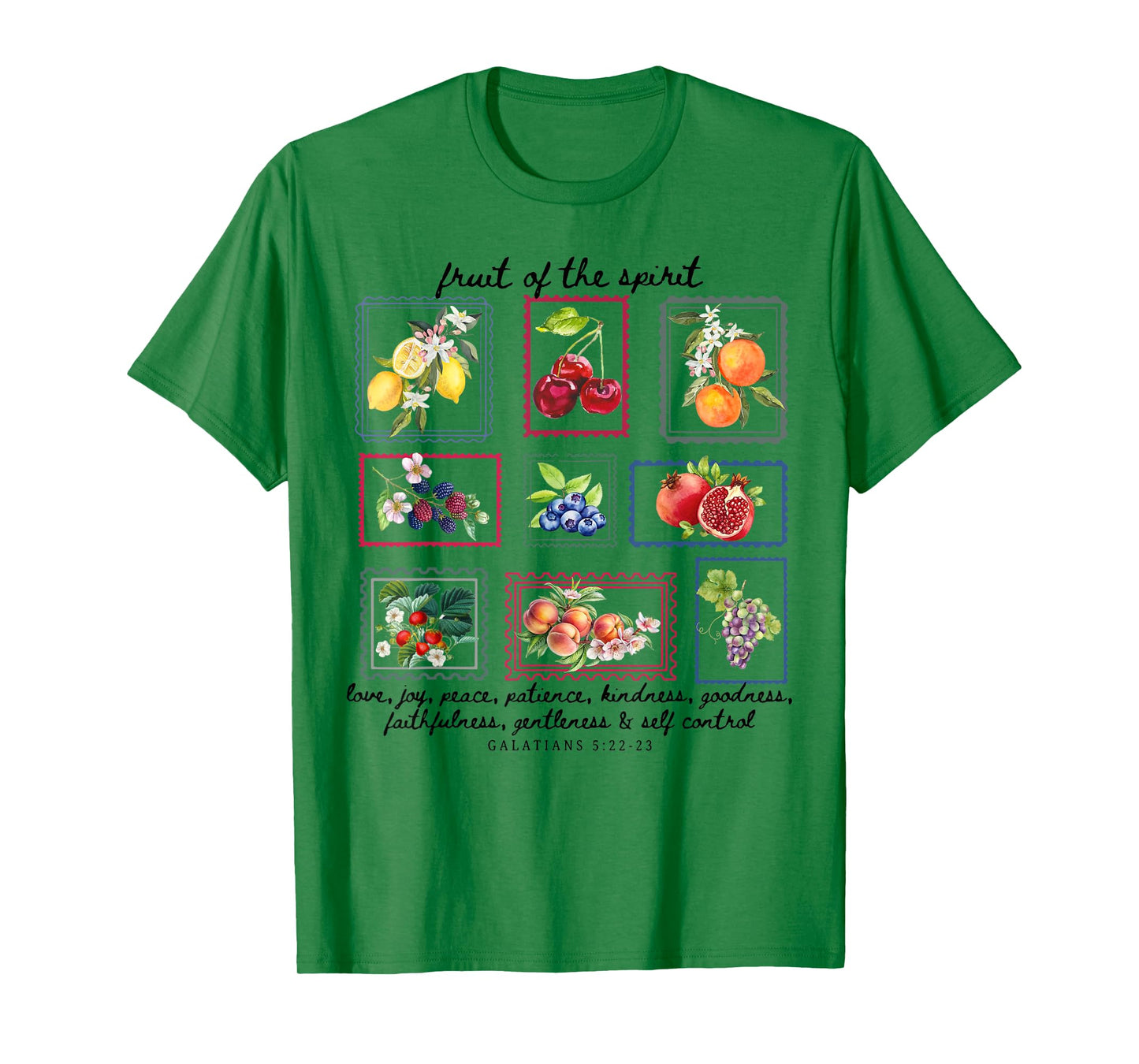 Fruit of the Spirit cute and colorful Verse T-Shirt