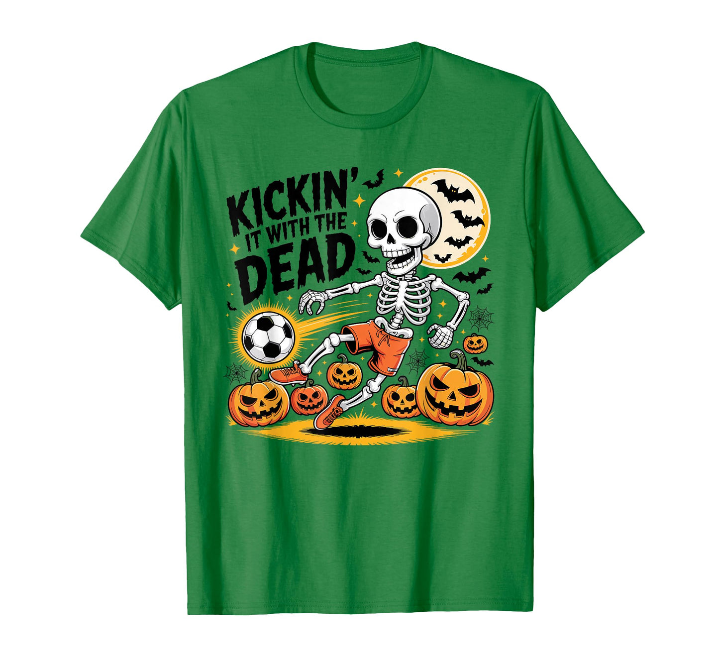 Kickin' It Halloween Skeleton Soccer Player T-Shirt