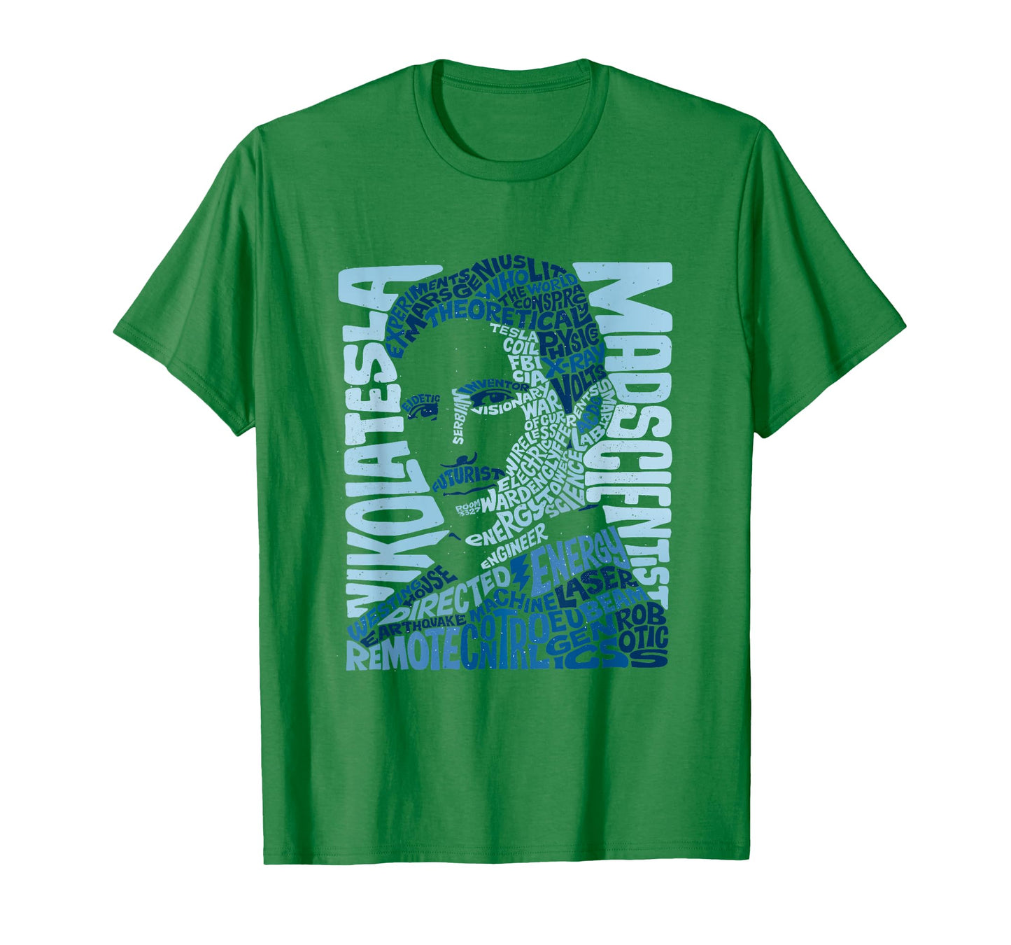 Nikola Tesla Illustration T-shirt by Glitschika Designs T-Shirt