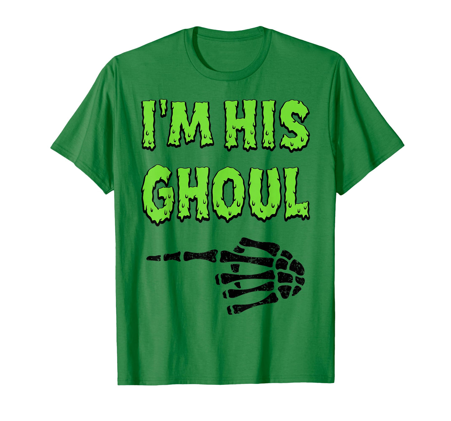 Im Her Boo Im His Ghoul Halloween Couple Matching Women Men T-Shirt