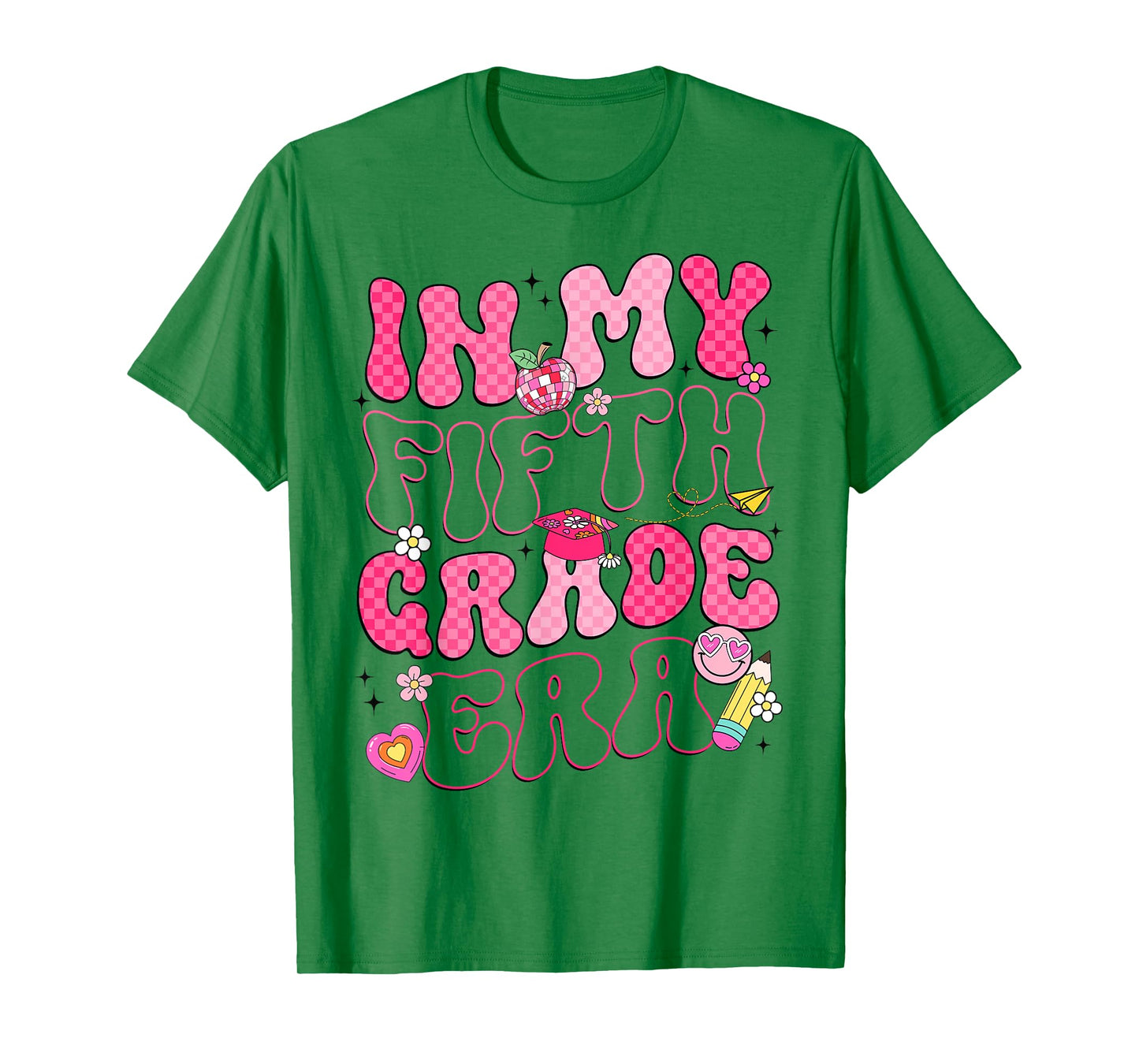 In My Fifth Grade Era Back To School Groovy Girl Women T-Shirt