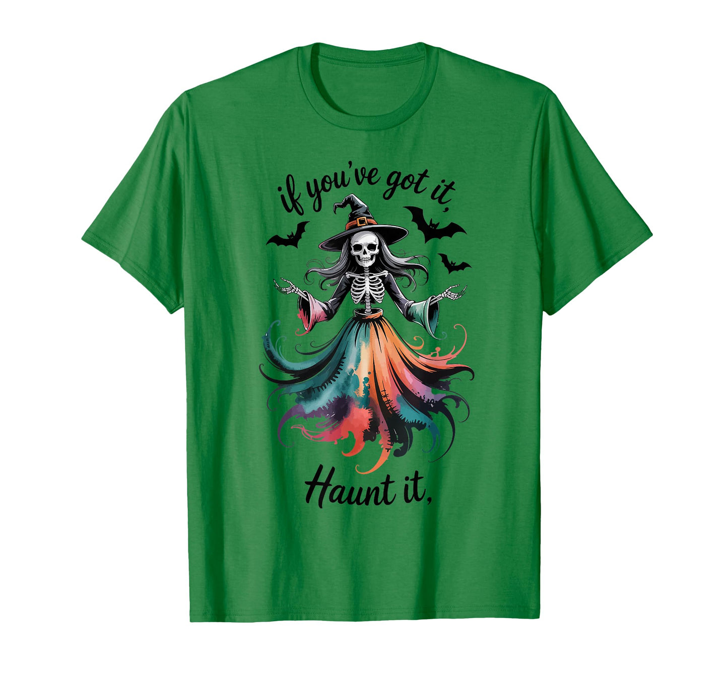 Haunt It Skeleton Witch T-Shirt