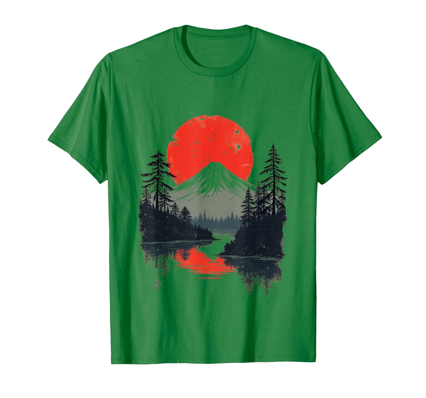 Japan Landscape with a Lake Vintage T-Shirt