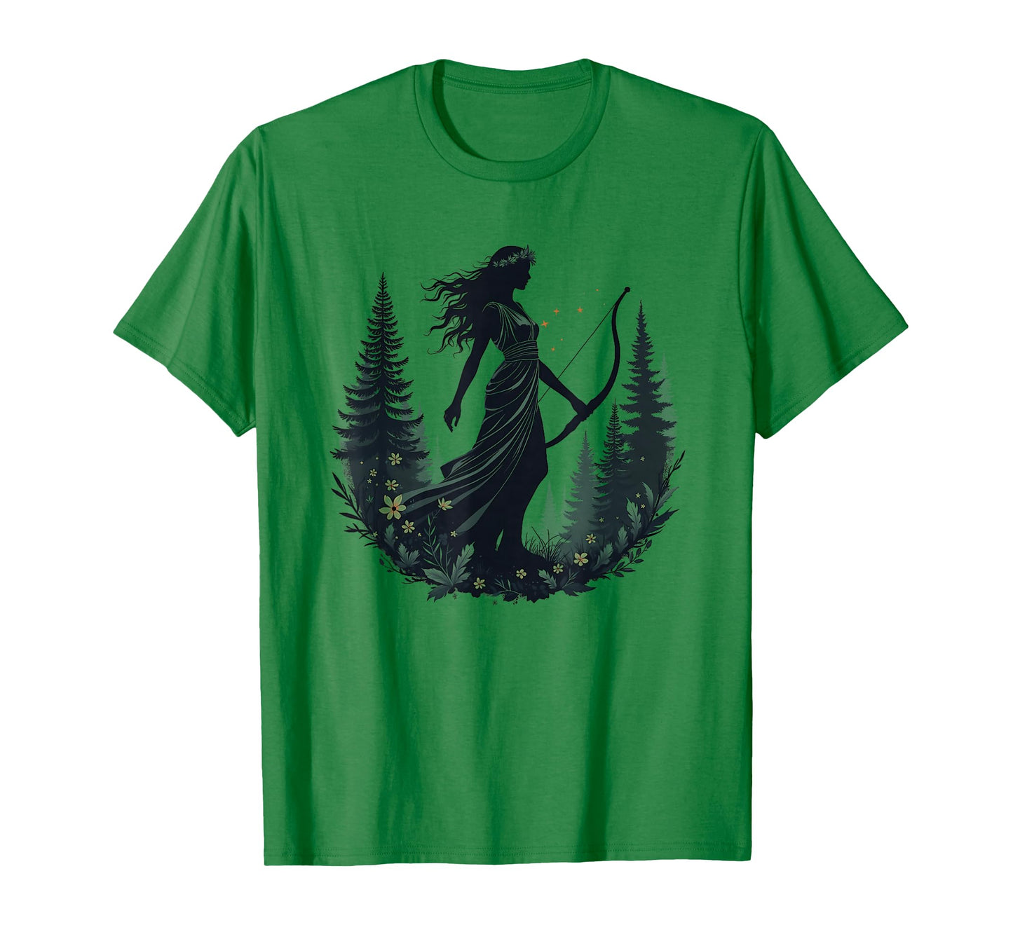 Agema Apparel Artemis Ancient Greek Goddess Greek Mythology T-Shirt