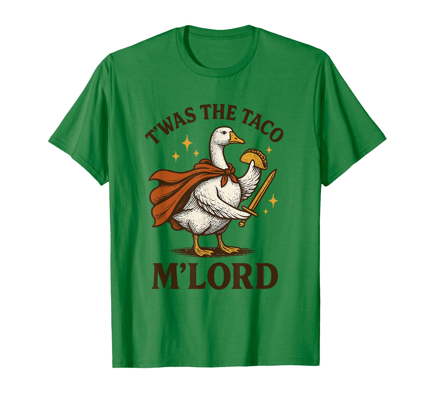 Funny Meme TWAS The Taco M Lord Silly Goose Graphic Tee Kids T-Shirt