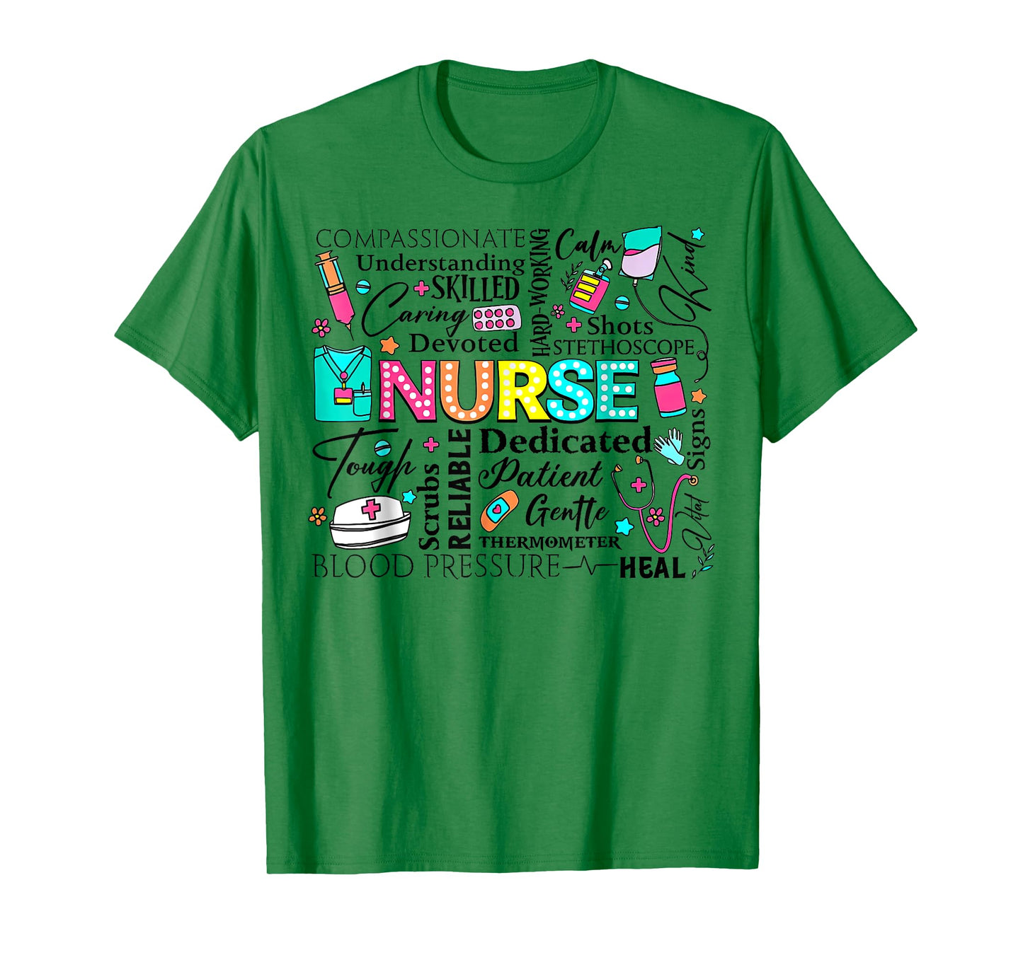 Retro Nurse Word, Nurse Life, Nurse stuff doodles T-Shirt