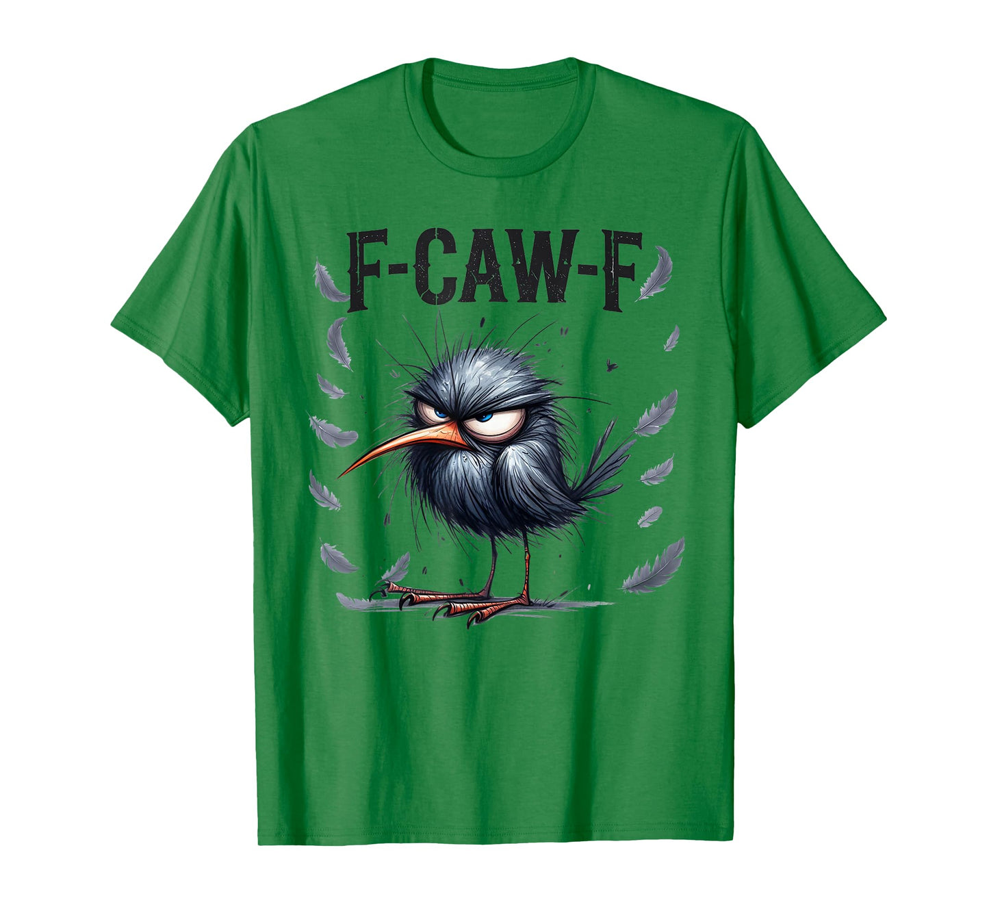 Halloween F Caw F Black Bird F-Caw-F Crow Women Men T-Shirt