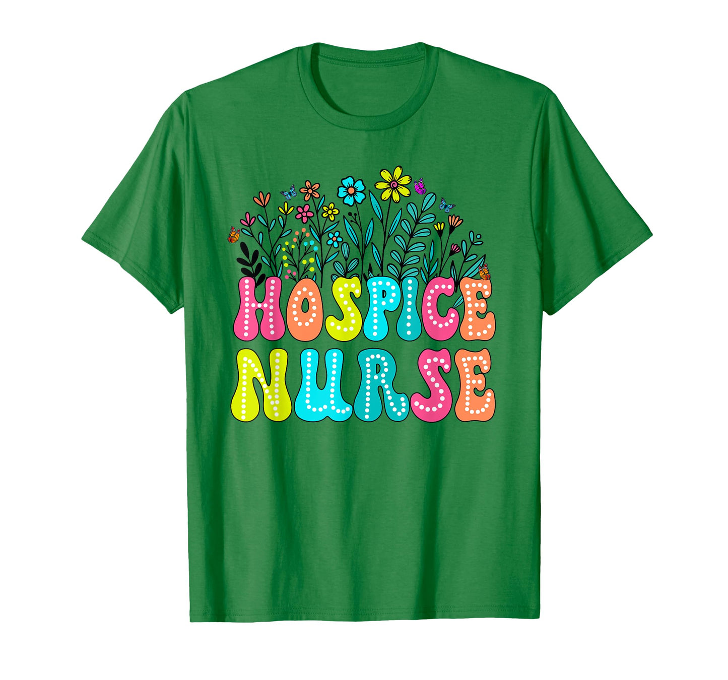 Hospice Nurse Week Groovy Wildflower Appreciation Day Women T-Shirt