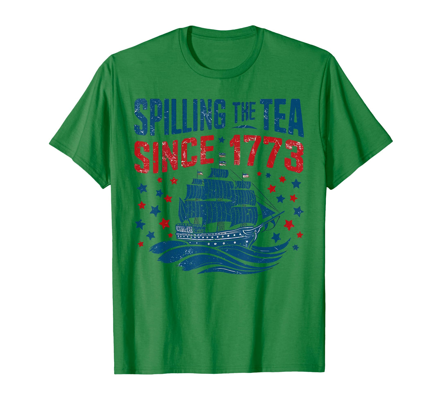 Funny 4th Of July Spilling The Tea Since 1773 Fourth of July T-Shirt for Women Men