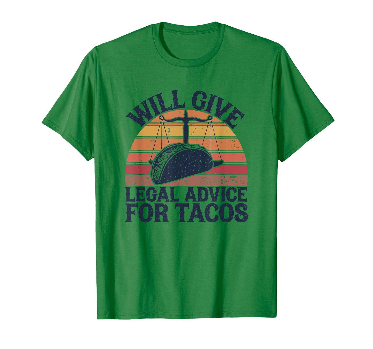 Paralegal Taco Meme Court Humor Retro Vintage T-Shirt