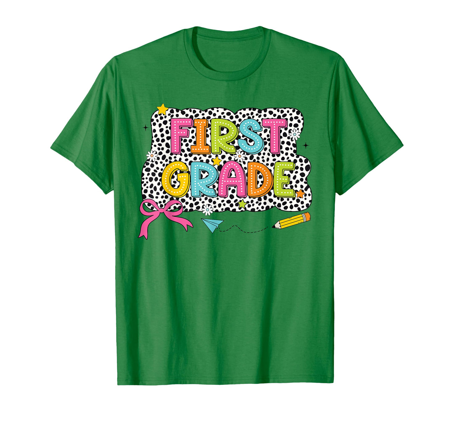 First Grade Back To School 1st Grade Girls Kids Teachers T-Shirt