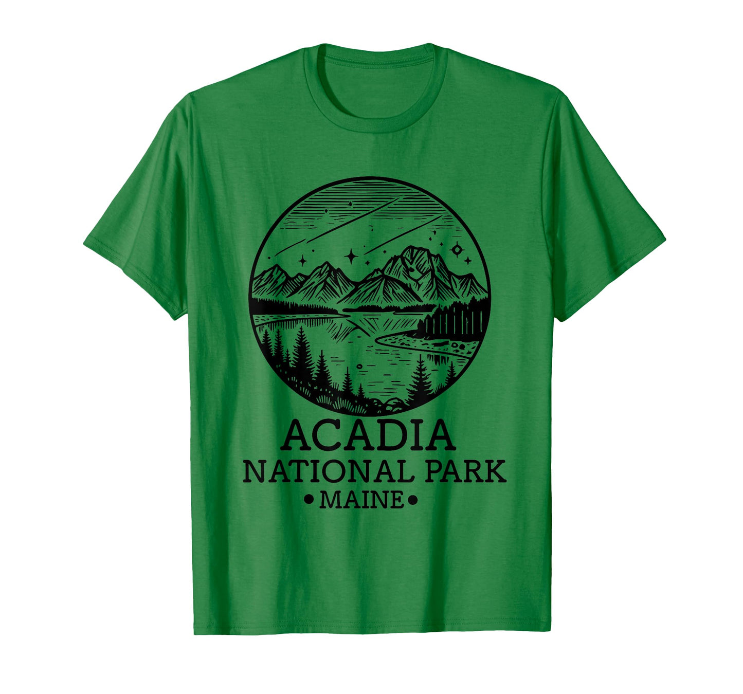 Acadia National Park Souvenir Maine Retro for Men Women Kid T-Shirt