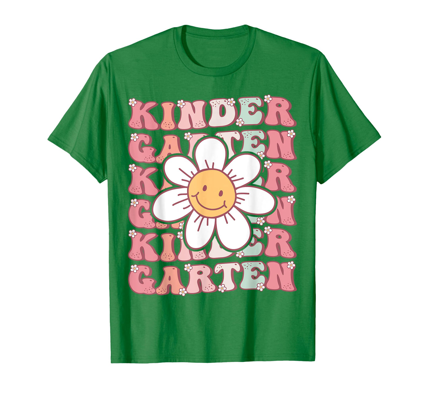 Groovy Kindergarten Back To School First Day of Kindergarten T-Shirt