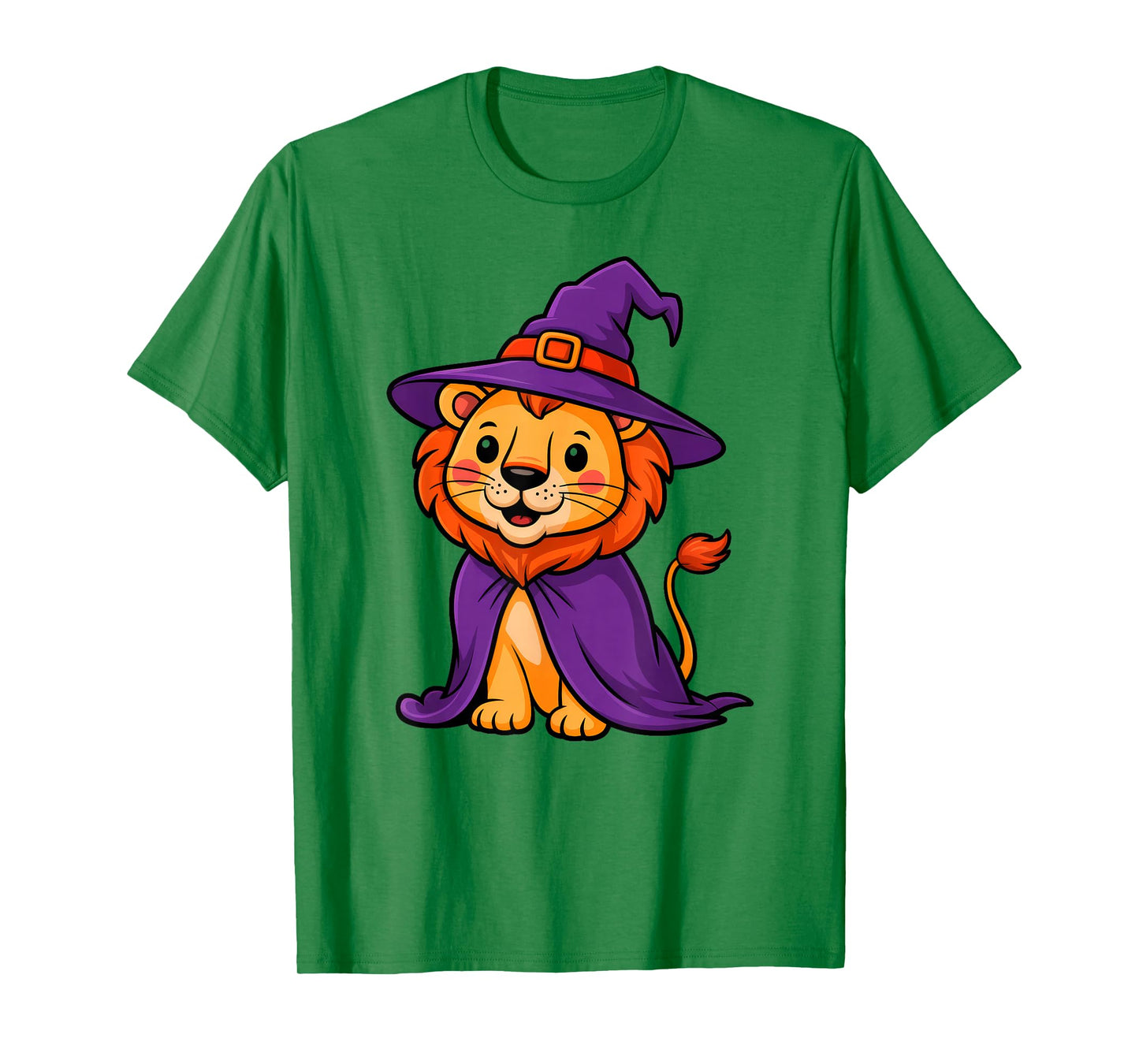 Halloween Lion Witch Hat Costume Boys Girls Kids Toddler T-Shirt