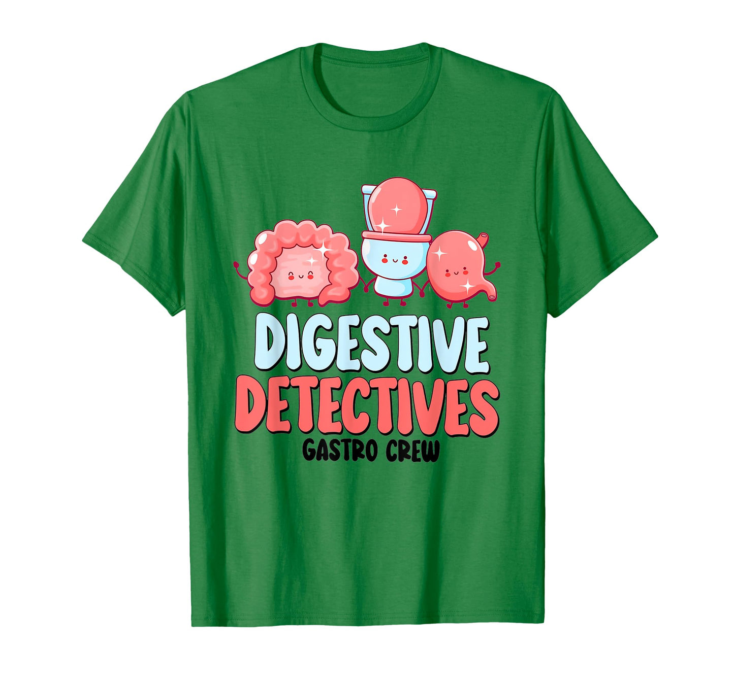 Gastroenterology Nurse GI Digestive Detective Gastro Crew T-Shirt