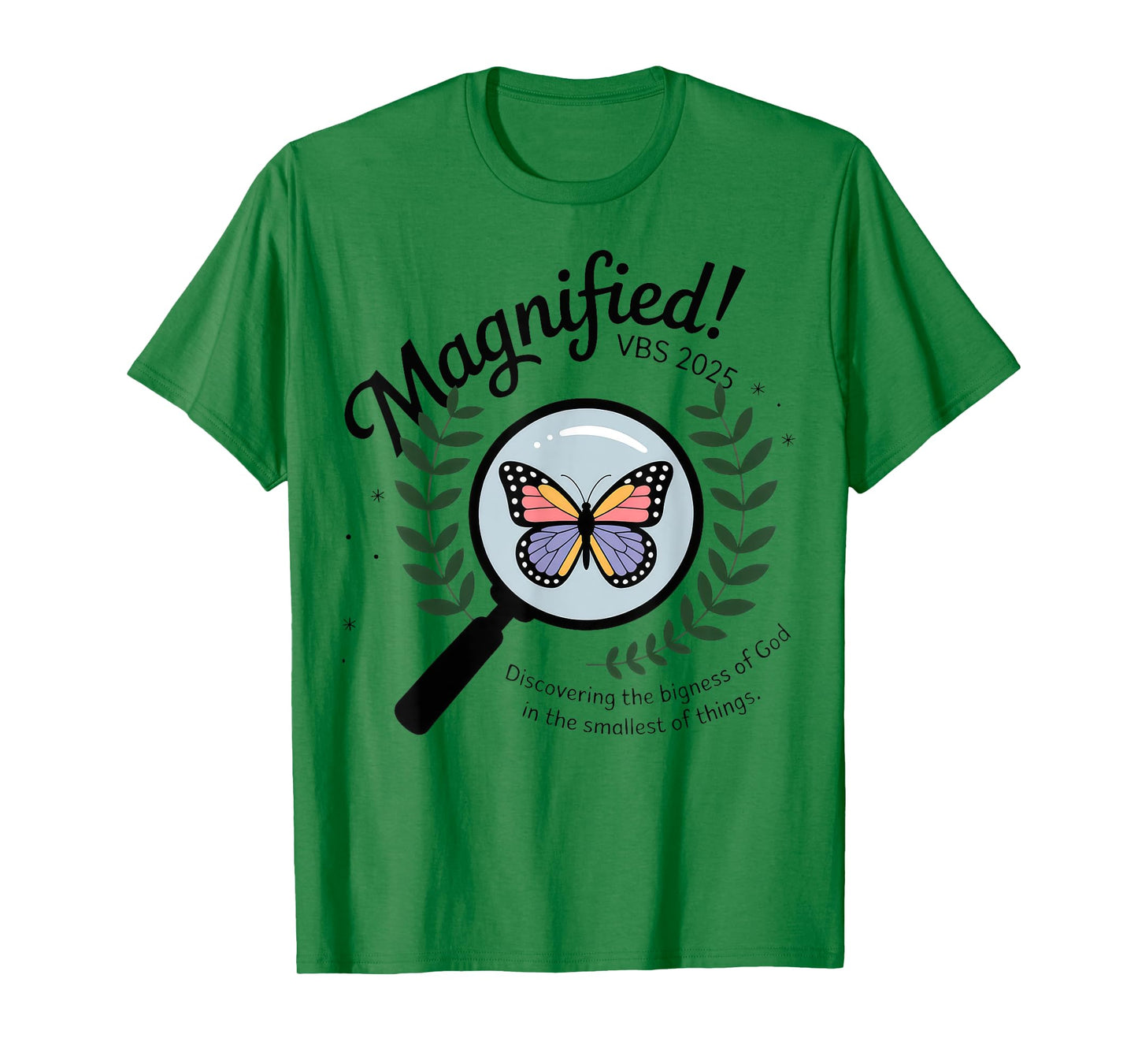 Magnified VBS 2025 Butterfly Discovering The Bigness Of God T-Shirt