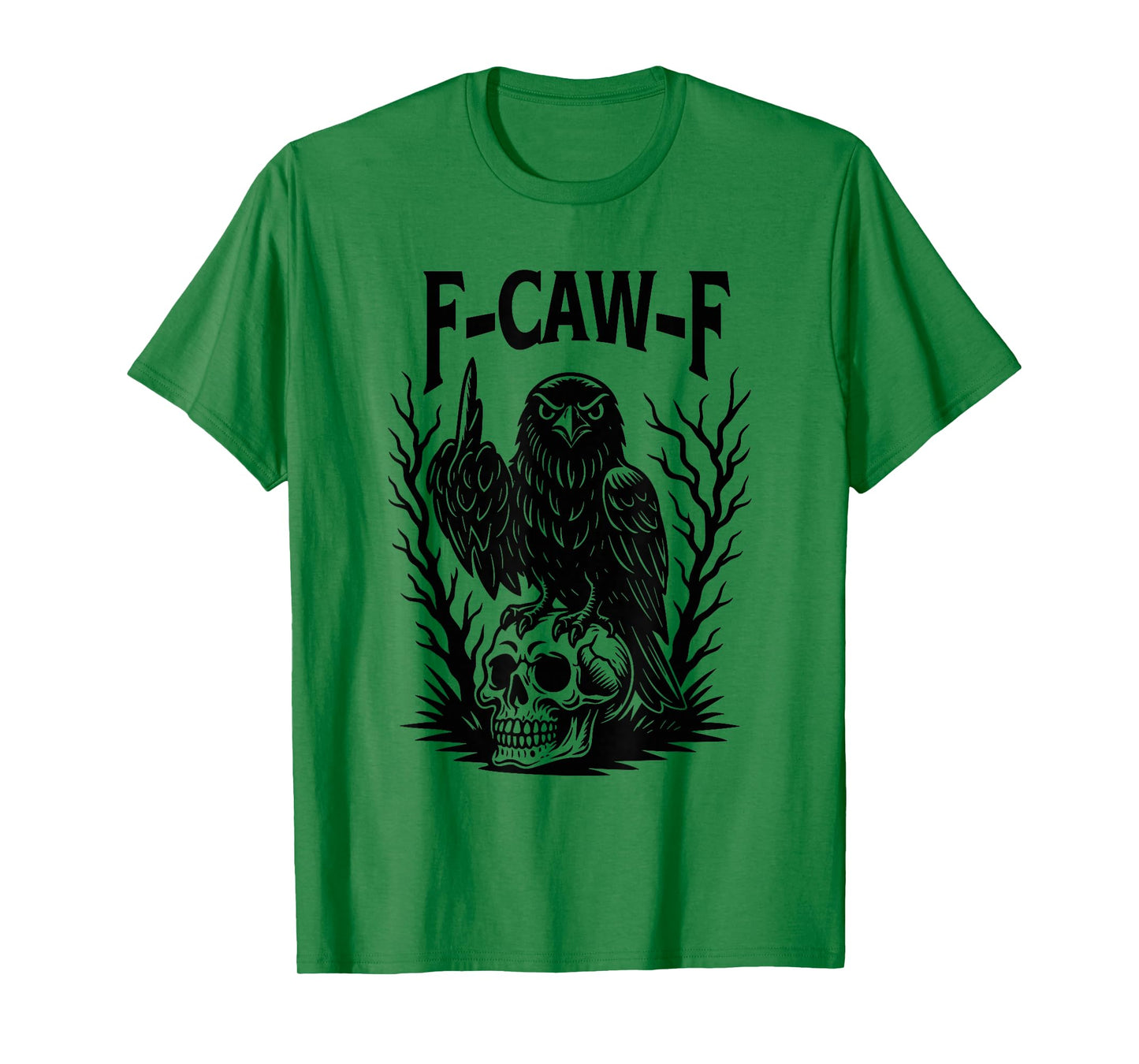Crow Raven F-CAW-F Halloween Dark Bird Crow Raven Meme T-Shirt