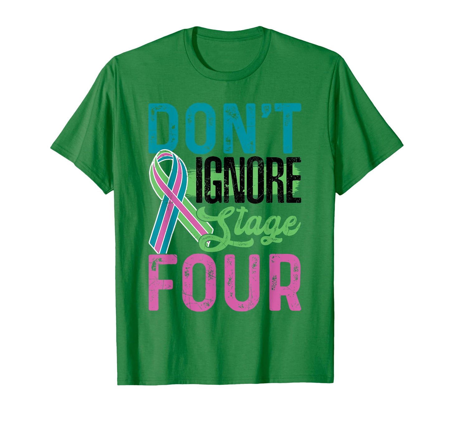 Don't Ignore Stage Four Metastatic Breast Cancer Awareness T-Shirt