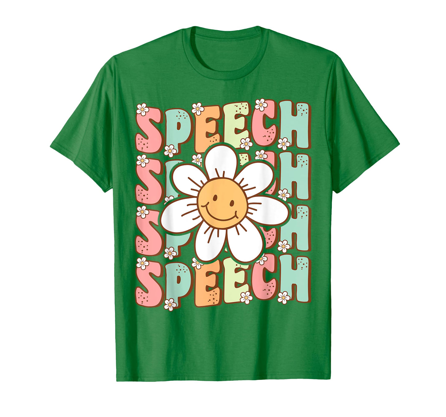 Groovy Retro Speech Language Pathologist Speech Therapist T-Shirt
