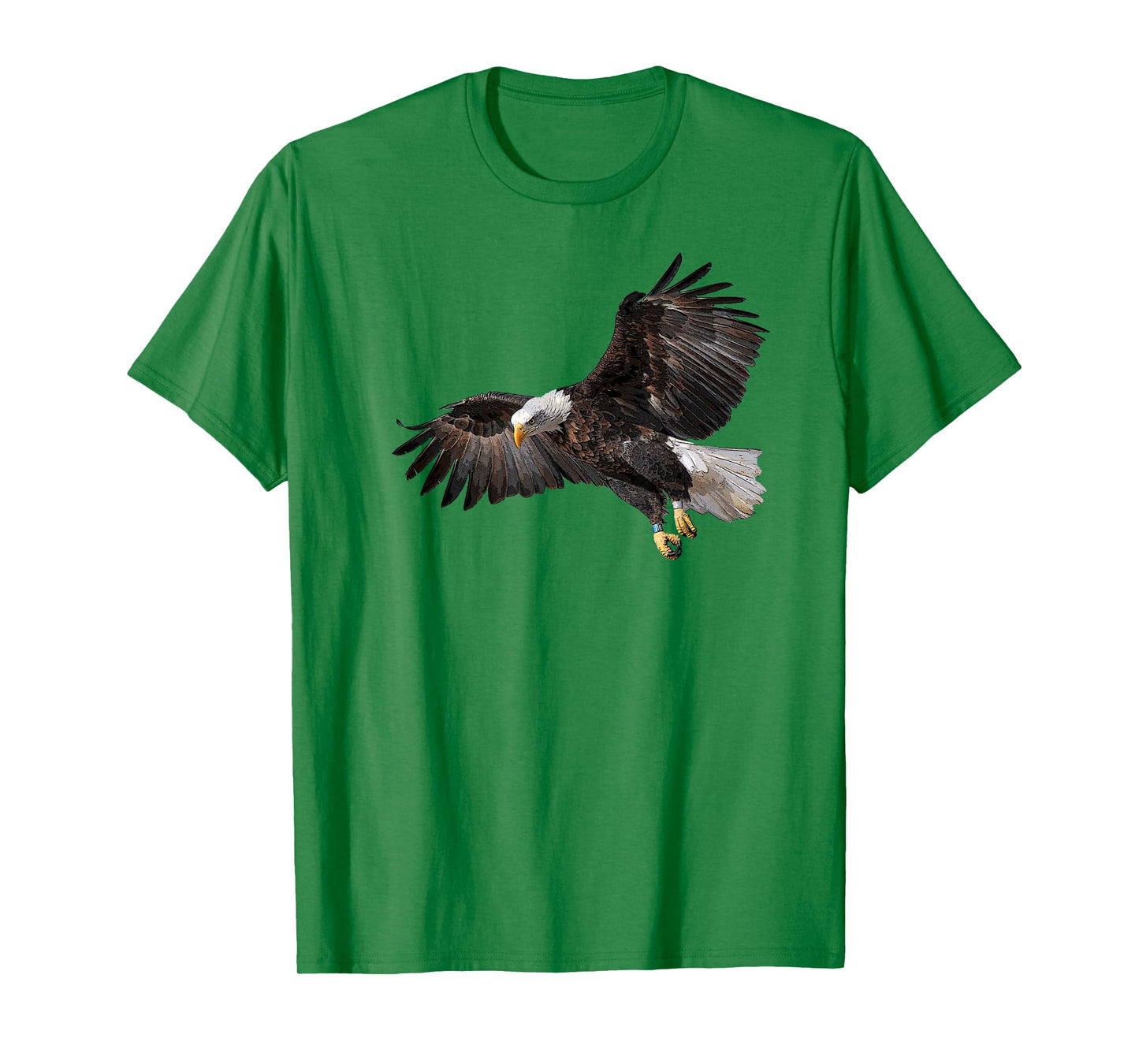 Wild North American Bald Eagle Banded Flying T-shirt #1 T-Shirt