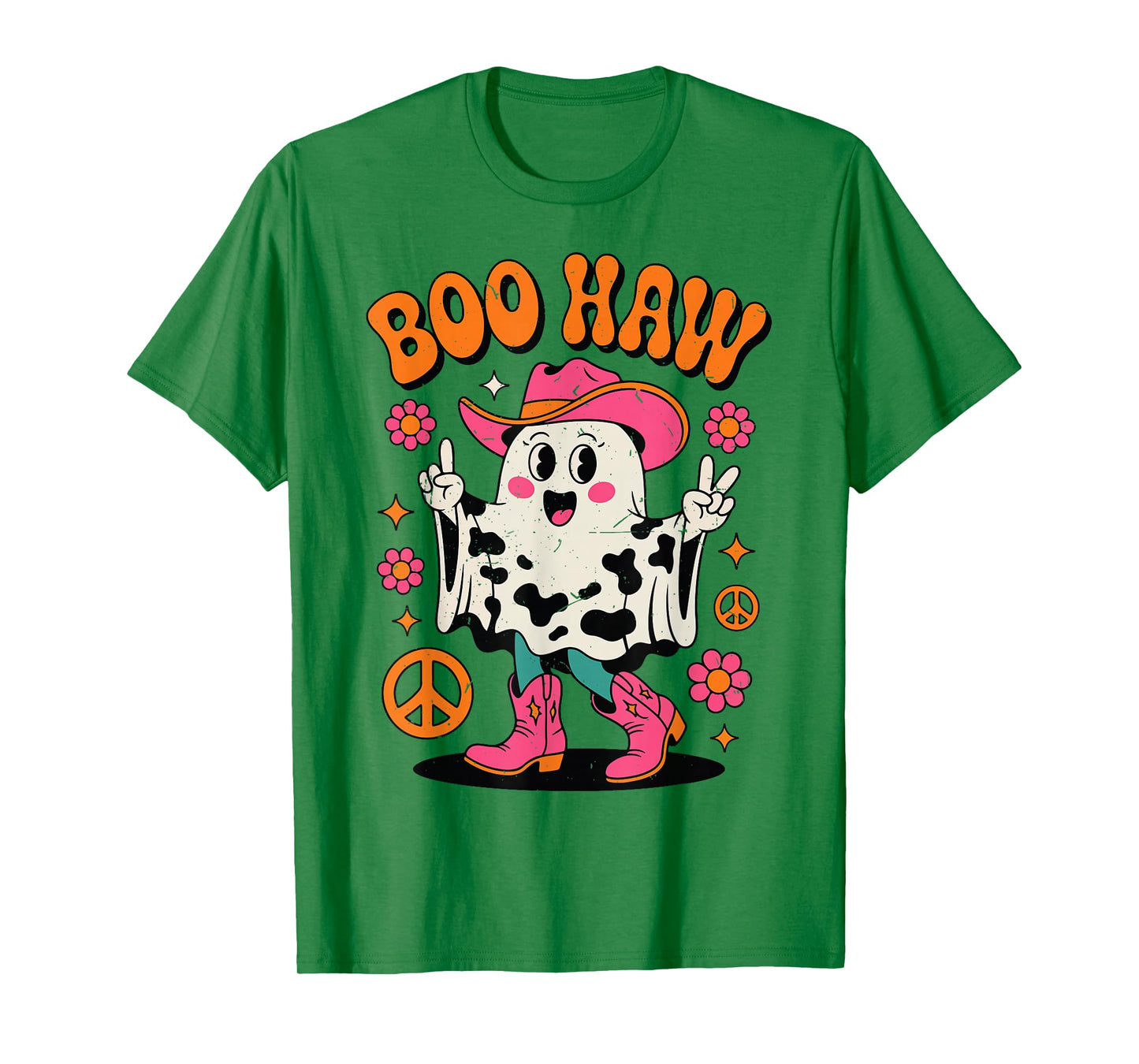 Boo-Haw Cowgirl Ghost Cute Halloween-Shirt Teen Girl Toddler T-Shirt