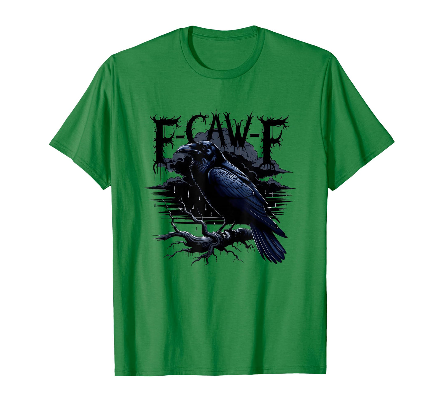 Funny F-caw-f Shirt Crow Halloween f-caw-f T-Shirt