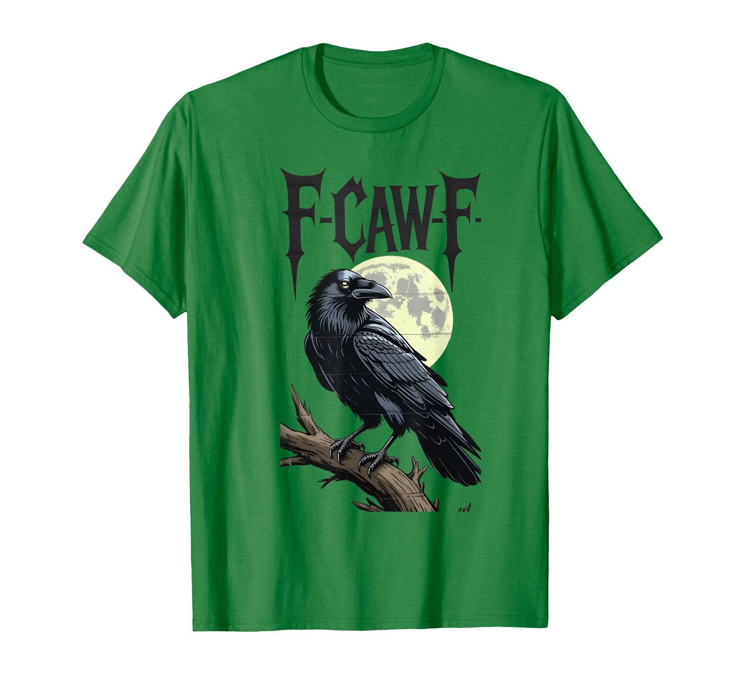 F-Caw-f Crow Retro T-Shirt
