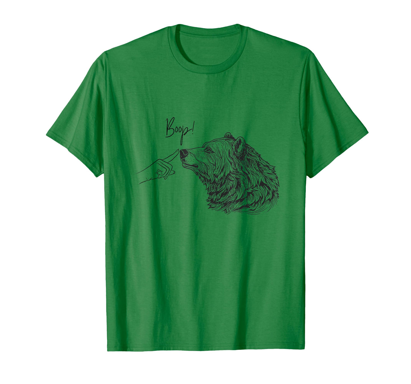 Boop Bear Funny Cute Nose Boop Forest Animal T-Shirt