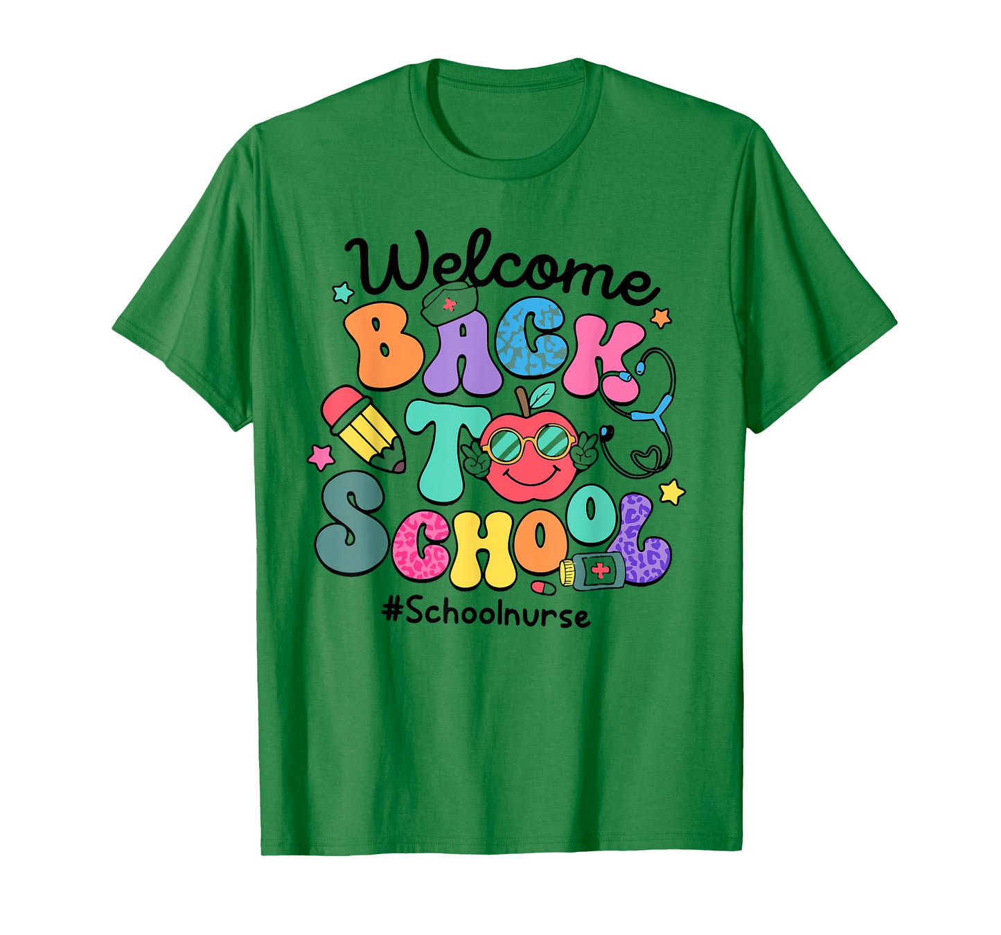 Funny Welcome Back To School Nurse First Day Of School T-Shirt