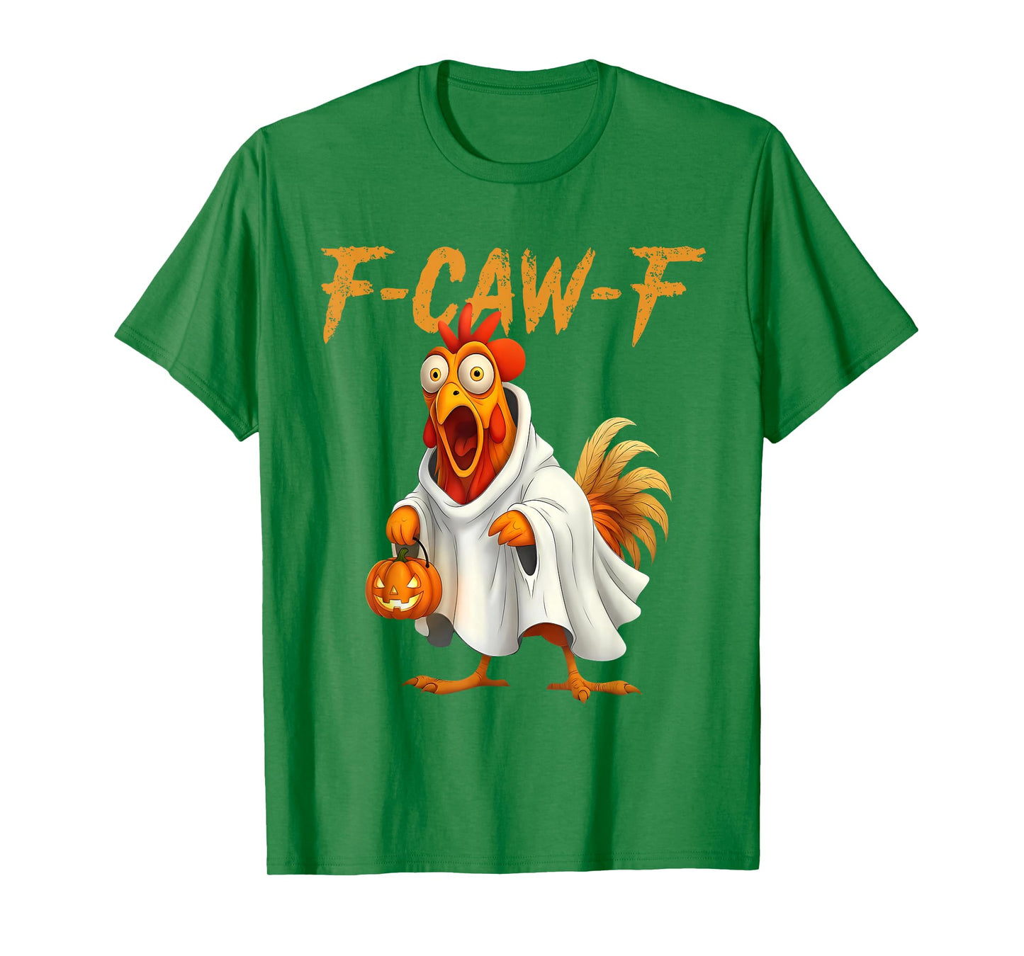 Funny F-Caw-F Chicken FCAWF Chicken Halloween T-Shirt