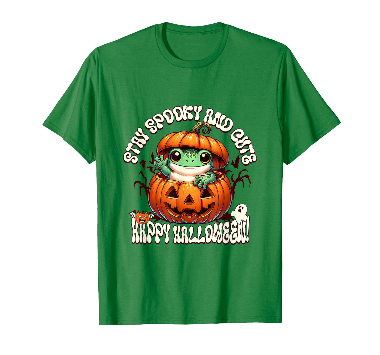 Funny Frog Ghost Witch Zombie Halloween Costume Boys Girls T-Shirt