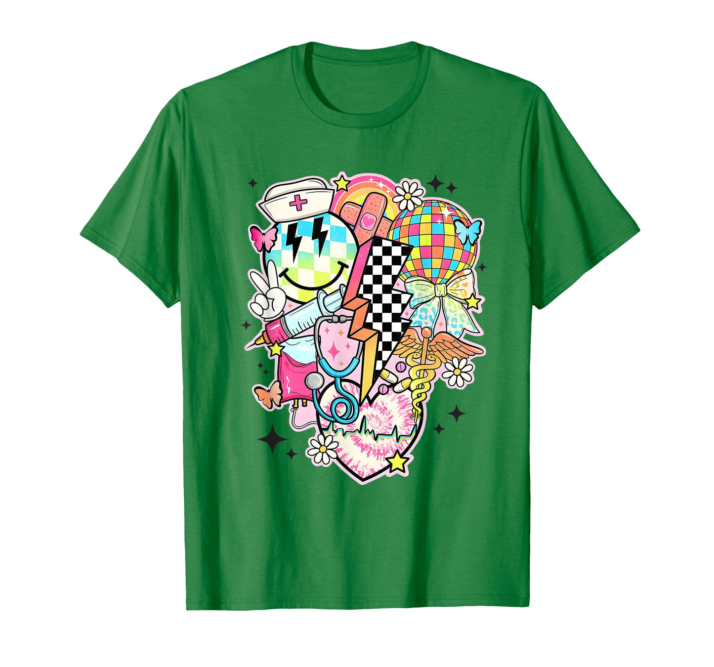 Women Nurse Tee Nurses Week Coquette Bow School Nurse Day T-Shirt