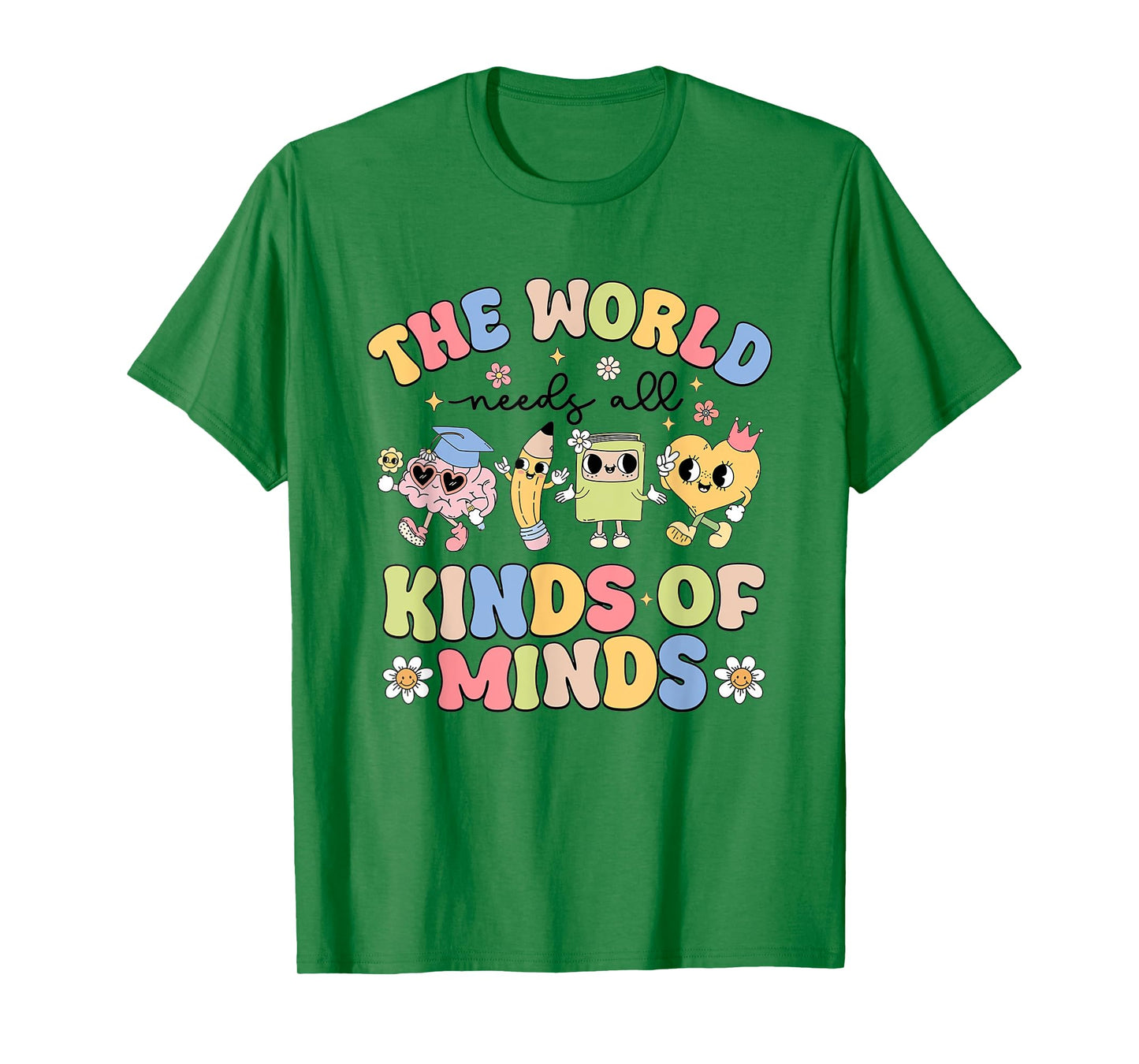 Women The World Need All Kinds Of Minds Sped Teacher Rbt T-Shirt
