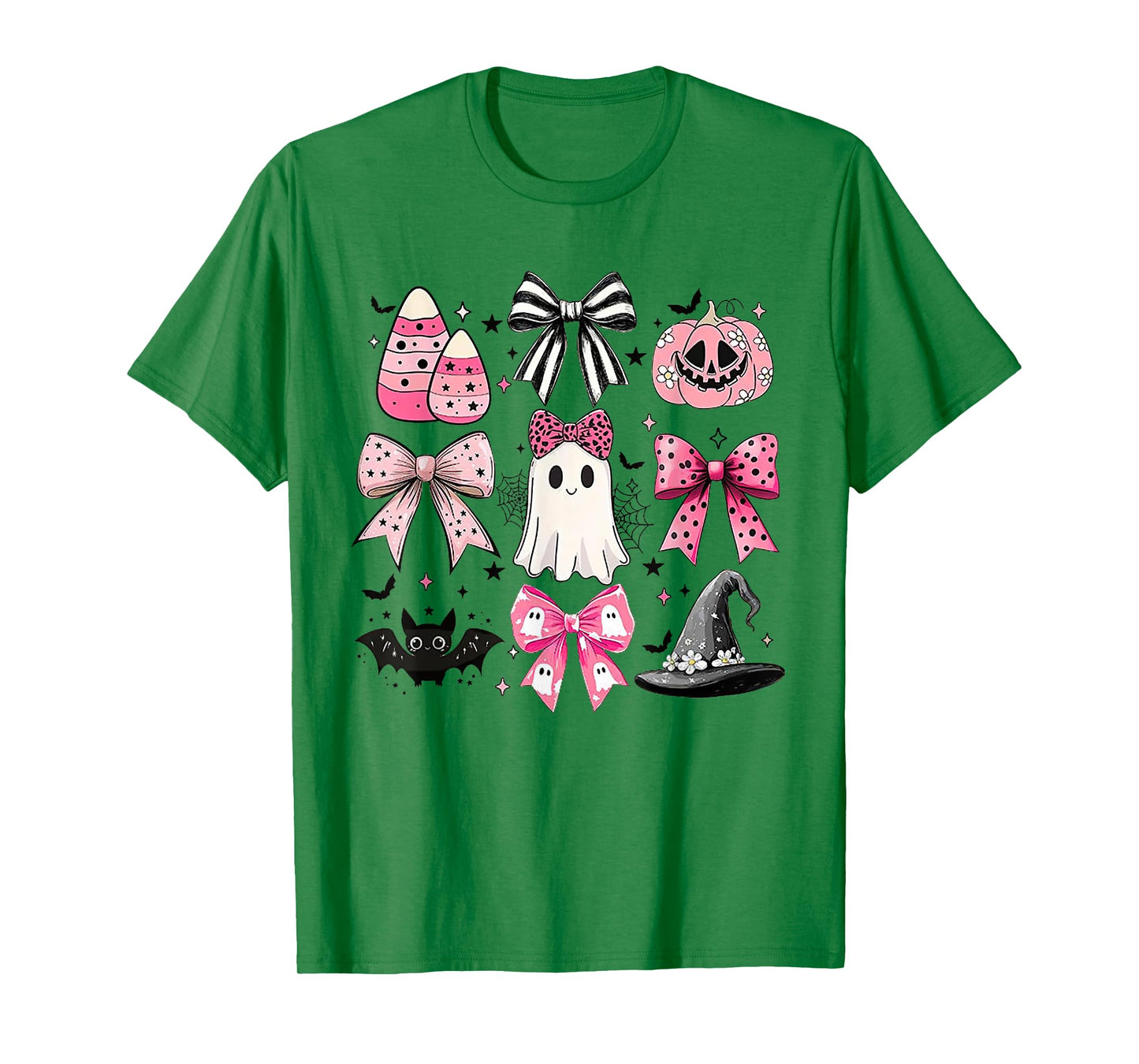 Halloween Costume Ghost Boo Funny Coquette Bow T-Shirt