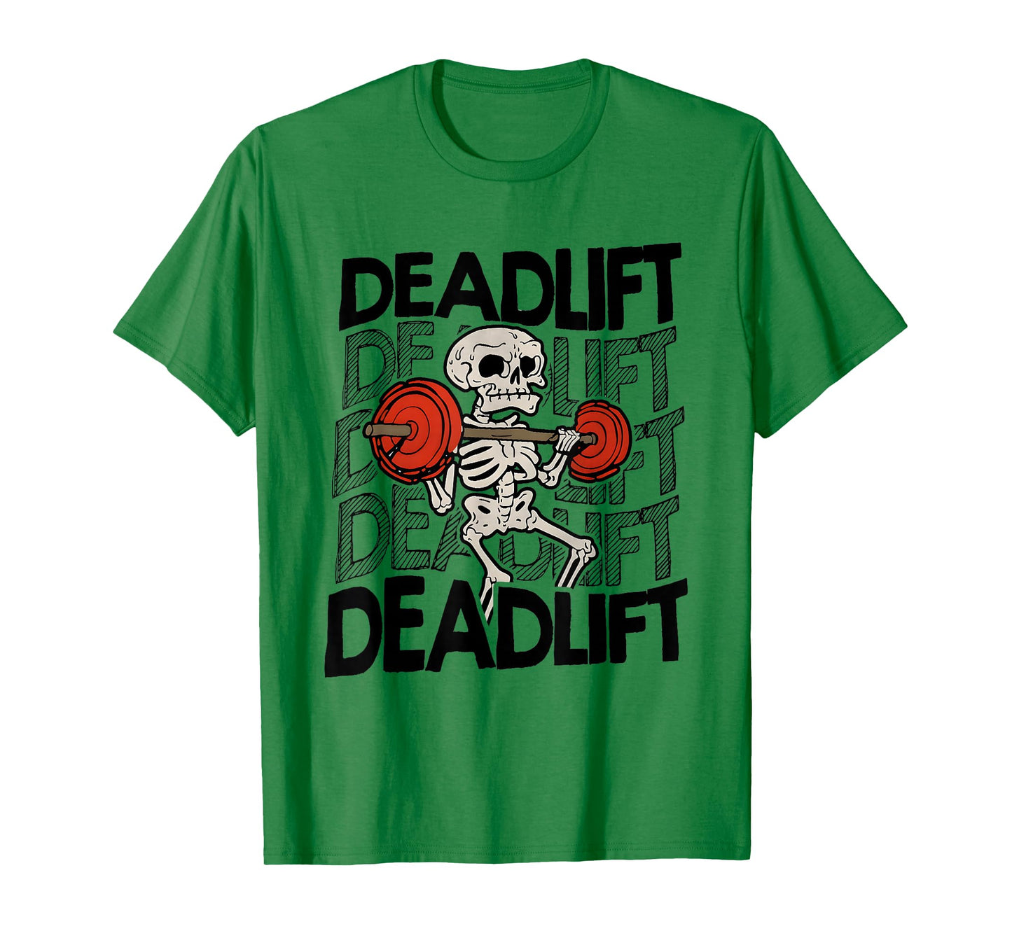Skeleton Deadlift Gym Workout T-Shirt