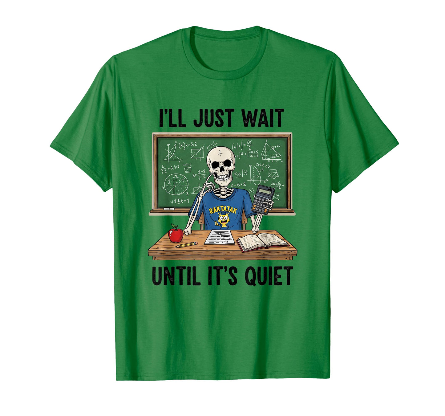 Funny Back to School Vibes Skeleton Teachers and Students T-Shirt