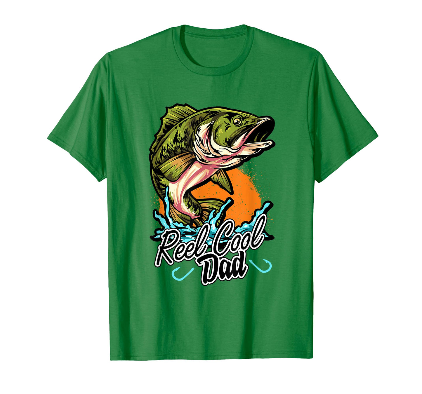 Funny Reel Fishing Fish Fisherman Fathers Dad Angling Angler T-Shirt