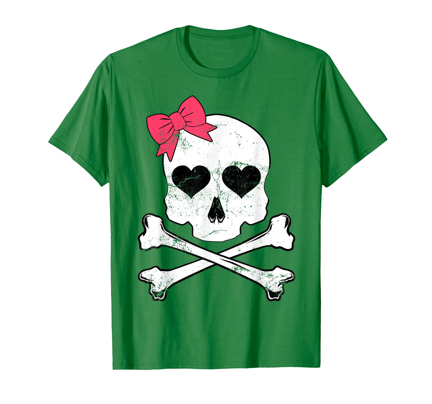 Cute Skull Cross Bone Kids Girl Toddler Halloween Costume T-Shirt