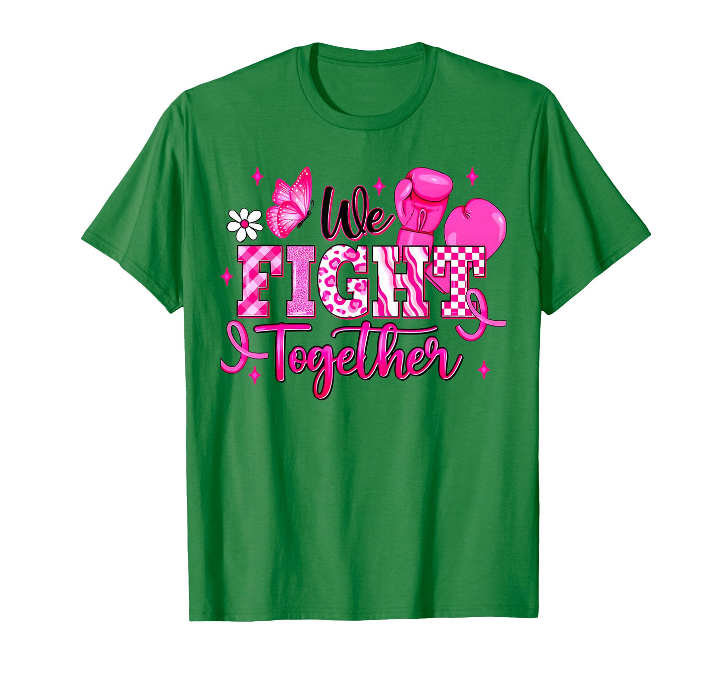 We Fight Together Breast Cancer Awareness Support Squad T-Shirt